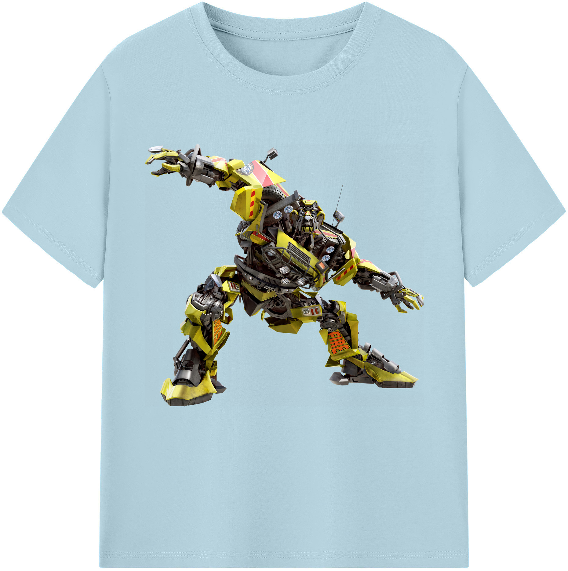 （画像用） Transformers トランスフォーマー 綿100％半袖Tシャツ（フロントプリント）